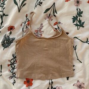 BP Tan Cami
Cropped fit
Skinny straps 
Worn a few times, good condition